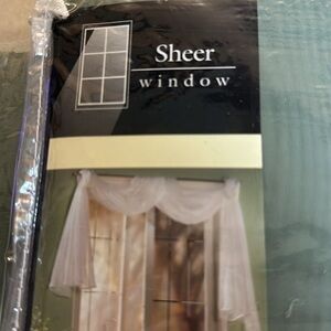 S. Lichtenberg & Co., Inc. Roma Scarf Sheer Window Scarf Sage New in Bag